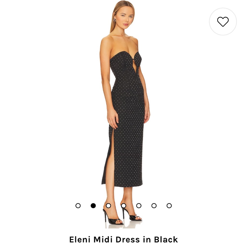 Bardot Eleni Midi Dress in Black